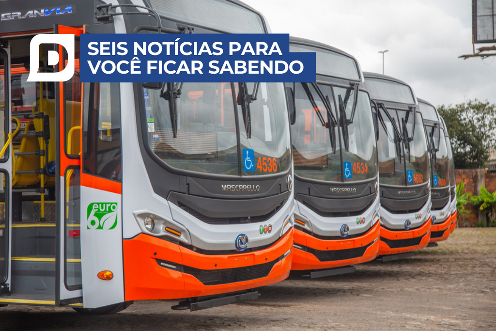 Santa Maria ganha novos ônibus com ar-condicionado e outras 5 notícias