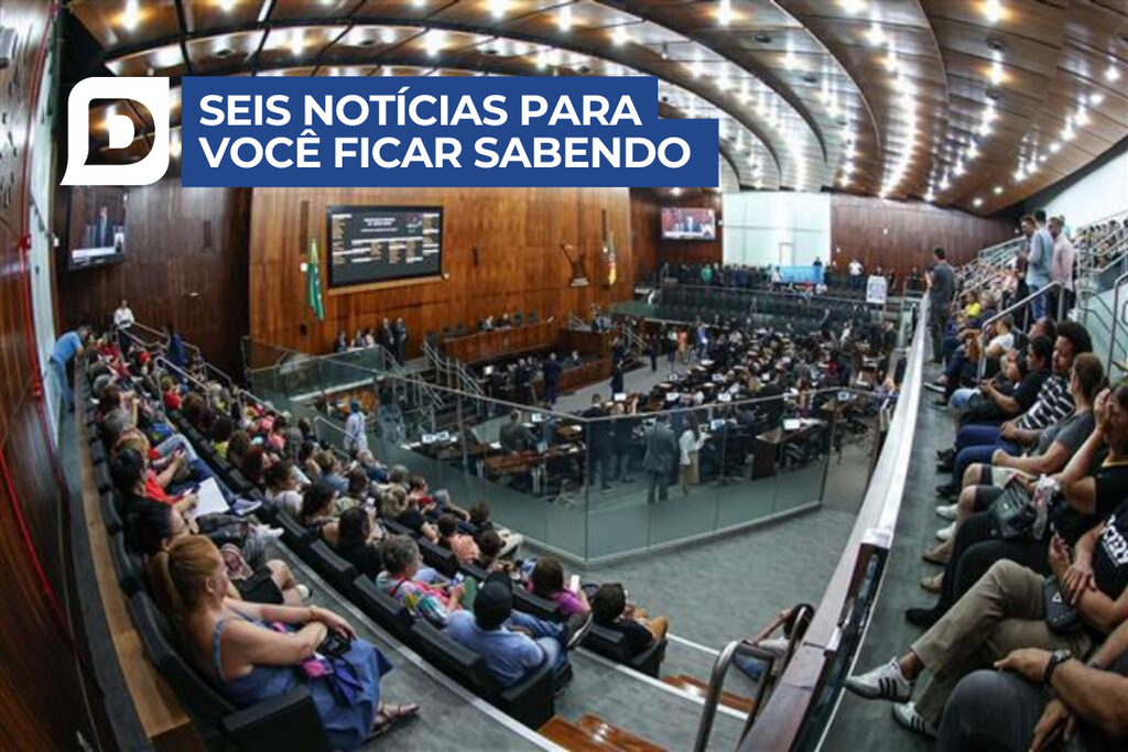 Assembleia gaúcha aprova reajuste no piso do magistério e outras 5 notícias 