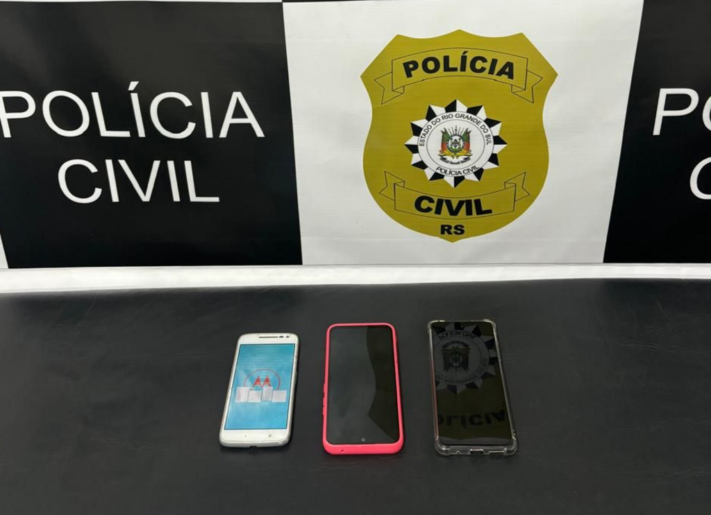 Polícia Civil apreende celulares em investigação sobre montagem de fotos íntimas e divulgação no WhatsApp em Pinhal Grande