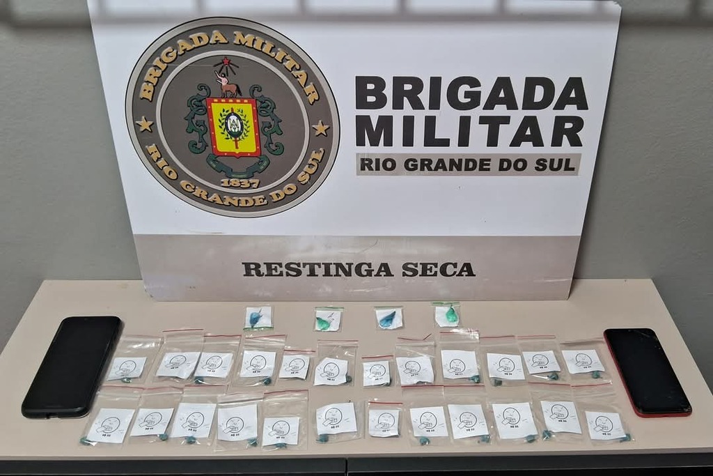 título imagem Casal de jovens da Região Metropolitana é preso por tráfico de drogas na Quarta Colônia