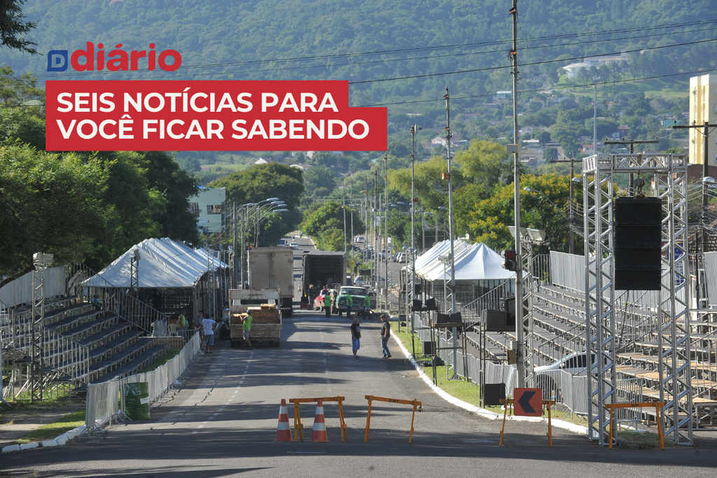 Frente parlamentar no Legislativo debaterá retomada do Carnaval de Rua em Santa Maria para 2026 e outras 5 notícias