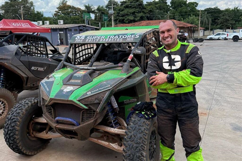 título imagem Piloto de Santa Maria fica com a quarta colocação em etapa do Brasileiro de Rally