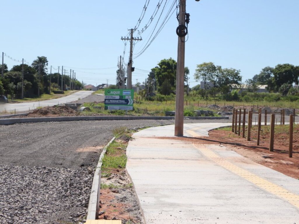 Foto: João Alves (PMSM/Divulgação/Arquivo) - No trecho entre a Subestação Santa Maria RGE 2 e o Parque Centro de Eventos Sentinela, haverá execução de obras de drenagem e pavimentação nas próximas três semanas.