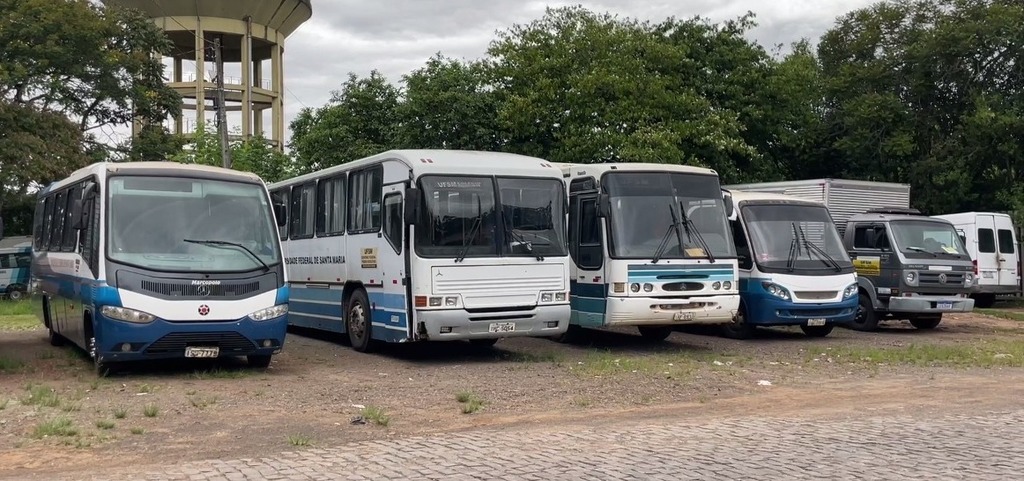  - Registro do estacionamento da frota da UFSM.