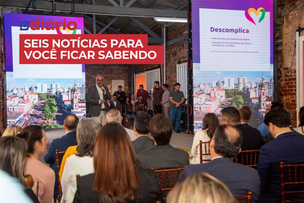 Prefeito Rodrigo Decimo faz apresentação dos 100 dias de governo; veja as ações destacadas e outras 5 notícias