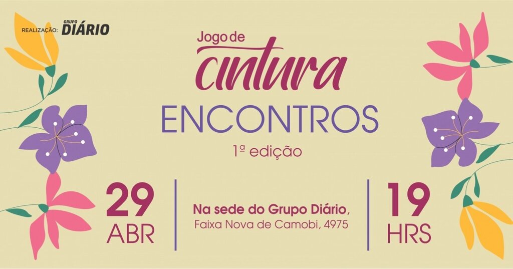 Jogo de Cintura sai do estúdio e agora é também evento: vem aí a 1ª edição do Encontros