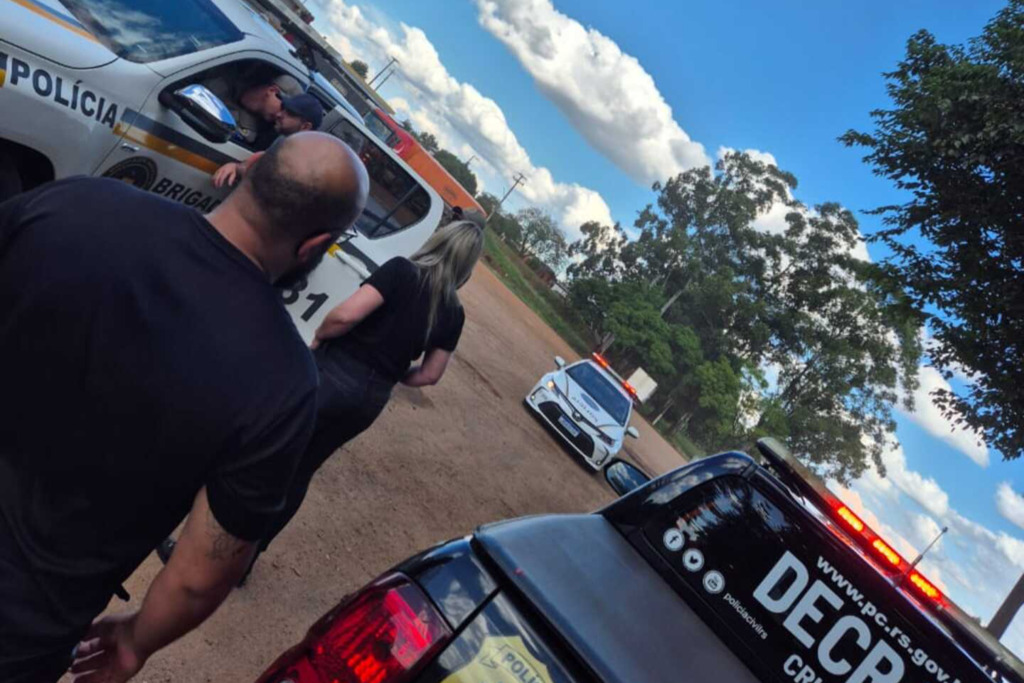Polícia Civil e Brigada Militar prendem suspeito de roubo em áreas rurais de Cruz Alta