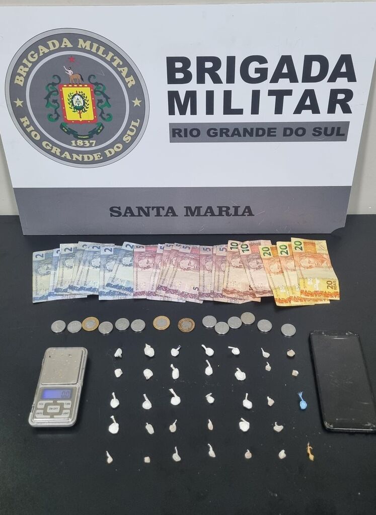 título imagem Homem é preso por tráfico de drogas em Santa Maria