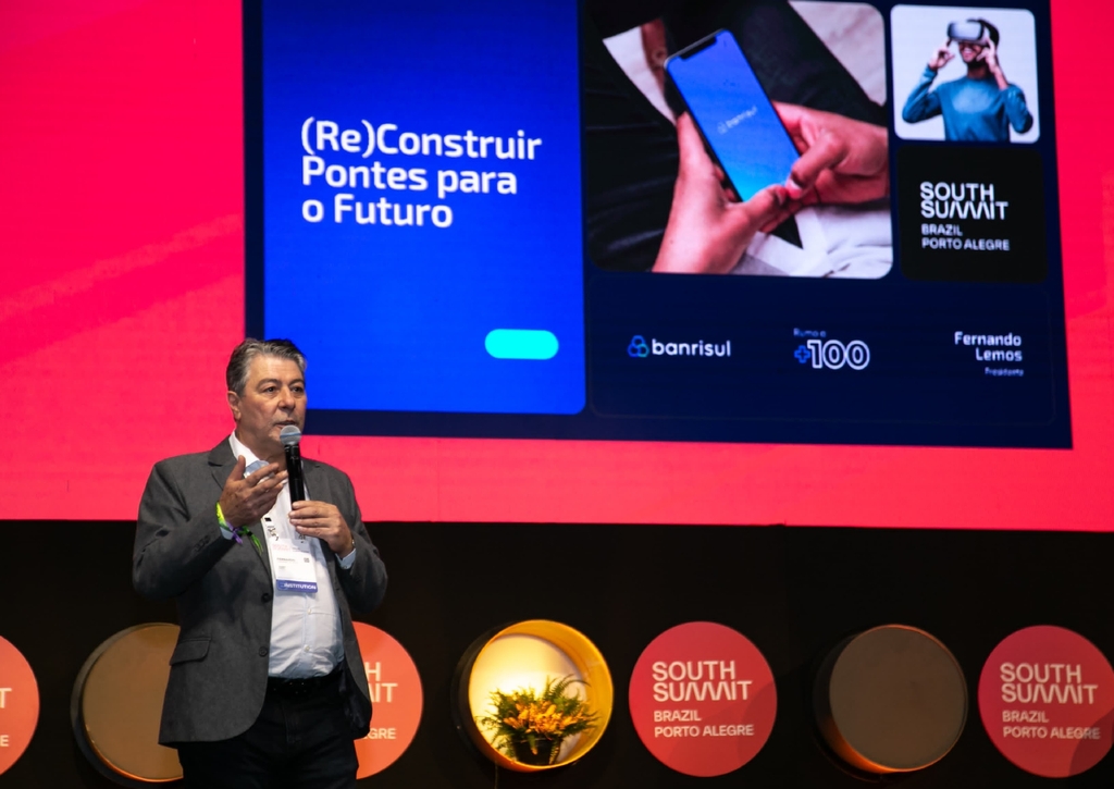 Banrisul no South Summit 2025: inovação com propósito humano e investimentos na reconstrução do RS