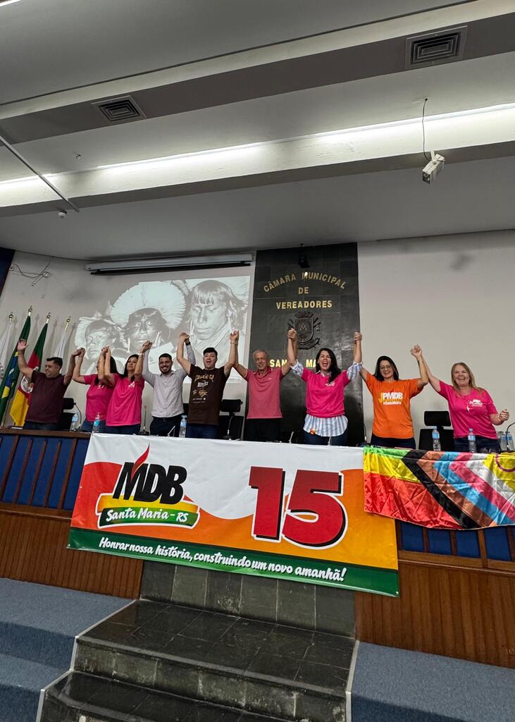 MDB de Santa Maria elege novo presidente e aposta na renovação de lideranças MDB de Santa Maria elege novo presidente e aposta na renovação de lideranças