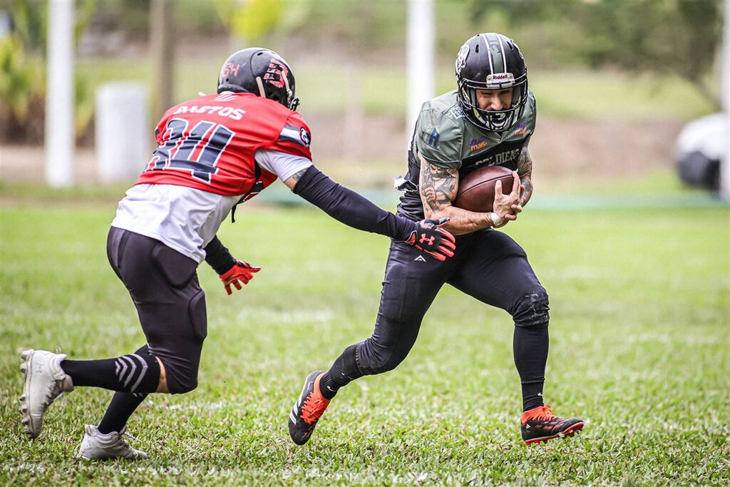 Foto: Gabriel Haesbaert (Soldiers) - Time de Santa Maria venceu a segunda partida na competição estadual e se encaminha para a conquista de mais um troféu