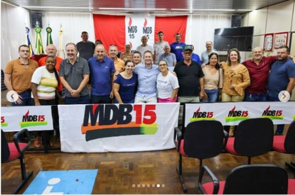 A maratona de Fantinel nas convenções do MDB