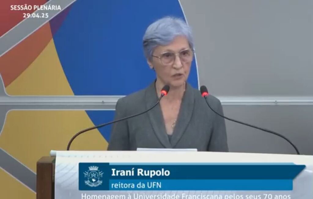 A surpreendente manifestação e o recado dado pela reitora Iraní Rupolo na Tribuna da Câmara