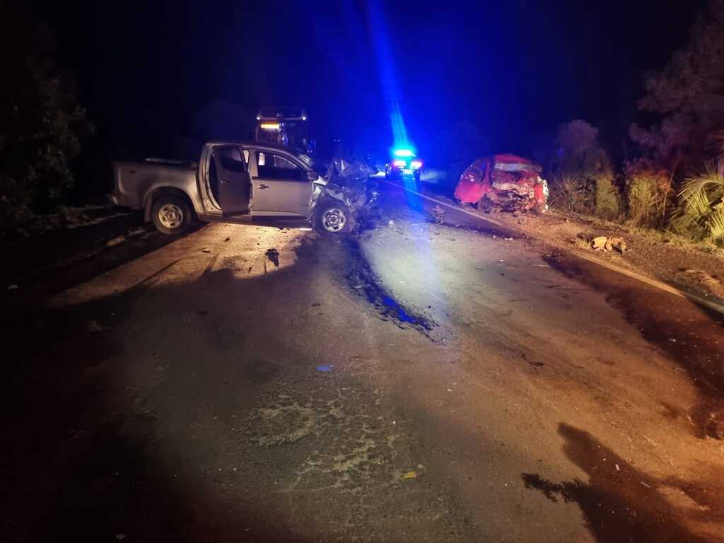 título imagem Motorista morre em colisão frontal na BR-158