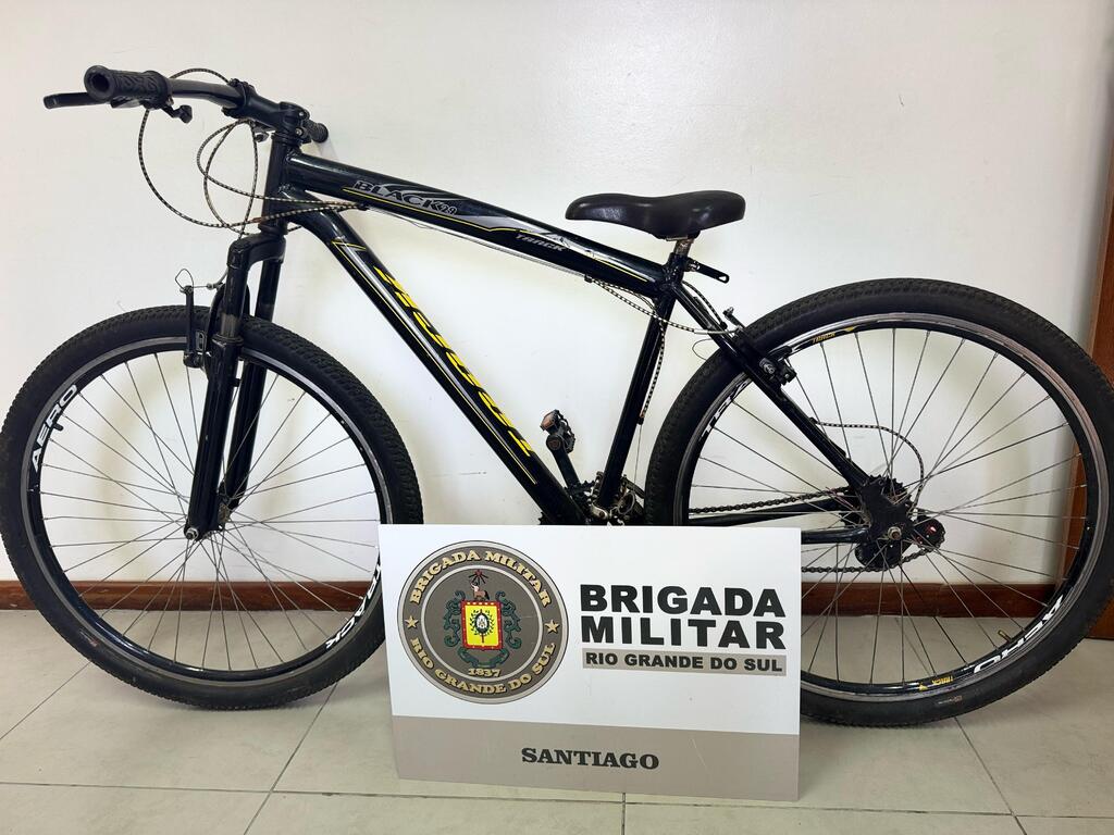título imagem Jovem é preso ao ser flagrado tentando vender bicicleta furtada em Santiago