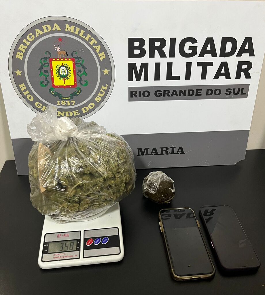 Homem é preso por tráfico de drogas durante abordagem na RSC-287