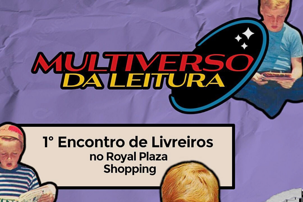 Feira reúne livrarias, editoras e autores locais no Royal Plaza Shopping