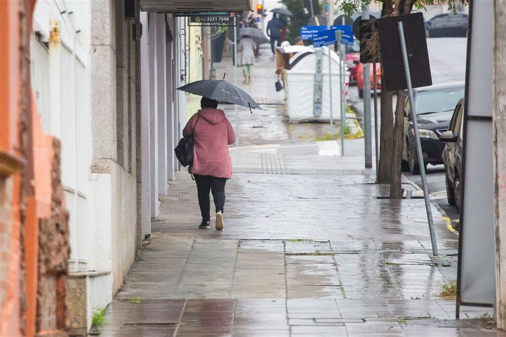 Semana será de chuva e baixas temperaturas em Santa Maria