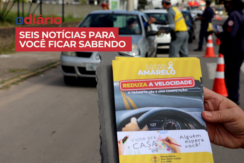 Atividades do mês de conscientização sobre segurança no trânsito continuam nesta semana em Santa Maria e outras 5 notícias