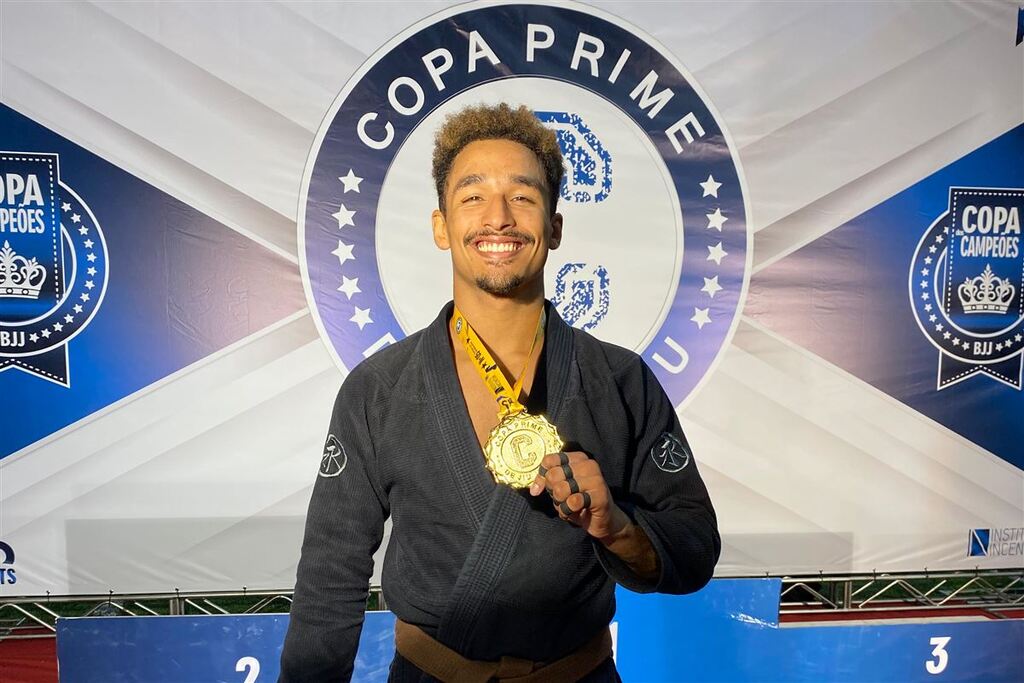 Lutador de Santa Maria conquista um ouro e um vice da Copa Prime de Jiu-Jitsu