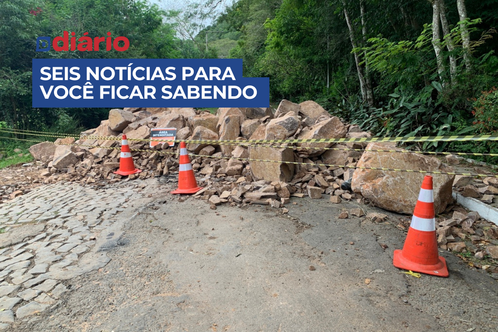 Estrada do Perau, que liga Santa Maria e Itaara, é totalmente bloqueada pela prefeitura e outras 5 notícias