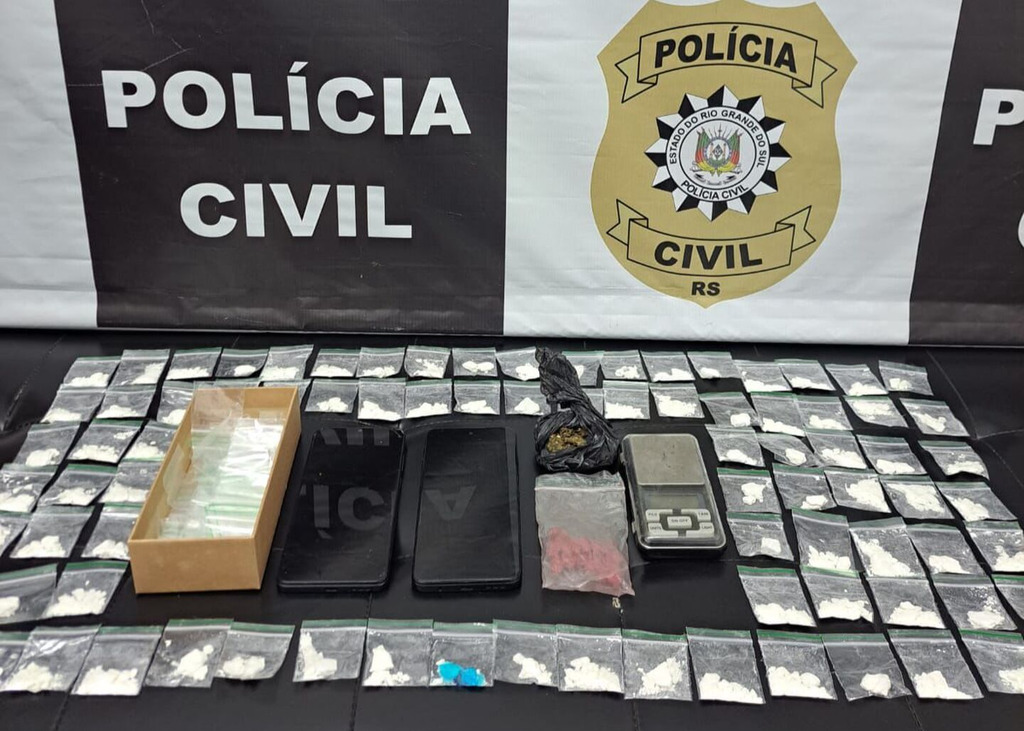 Homem é preso com ecstasy, cocaína e maconha em São Pedro do Sul