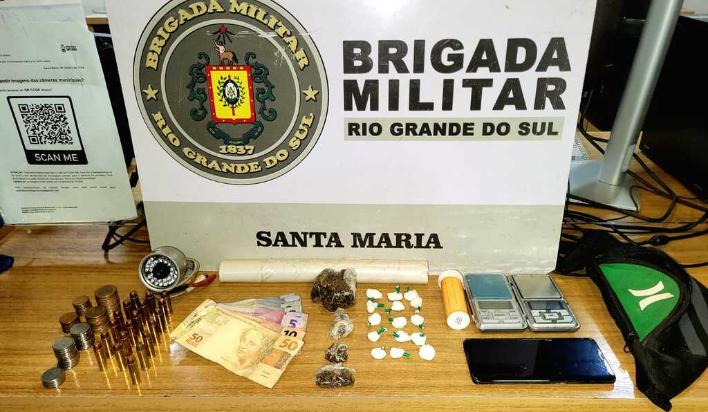 título imagem Homem é preso por tráfico de drogas em Santa Maria
