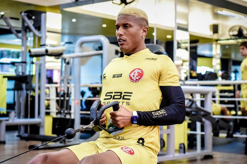 Foto: Renata Medina (Inter-SM) - Na atividade pós-jogo da segunda-feira (26), elenco do Alvirrubro trabalhou em uma academia em o Fundo. Nesta quarta (28), time enfrenta o Gramadense, na Serra Gaúcha