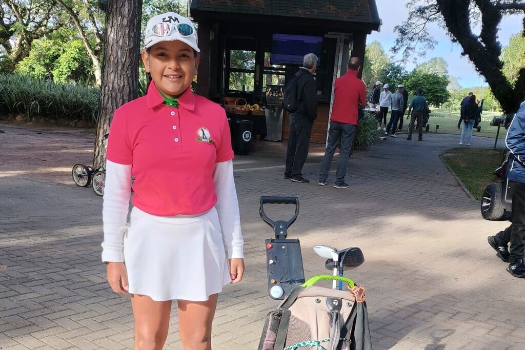 Foto: Projeto Golfe na Escola (Divulgação) - Santa-mariense competiu na na categoria C, de 11 a 13 anos