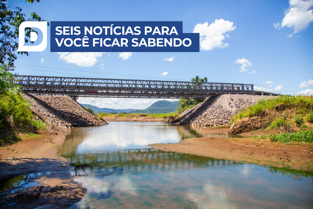 Ponte sobre o Arroio Grande, na RSC-287, terá bloqueio em um dos sentidos nesta quarta-feira e outras 5 notícias