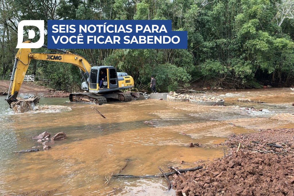 Afetadas pelas chuvas, estradas dos distritos de Santa Maria am por recuperação e outras 5 notícias