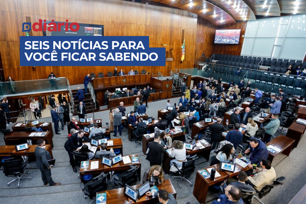 Assembleia aprova 8% de reajuste para o salário mínimo regional e outras 5 notícias