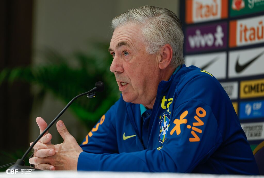 título imagem Ancelotti estreia no comando da Seleção nesta quinta