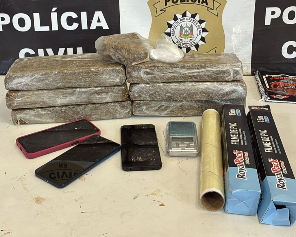 Adolescente é apreendida com mais de 5 quilos de maconha em São Gabriel