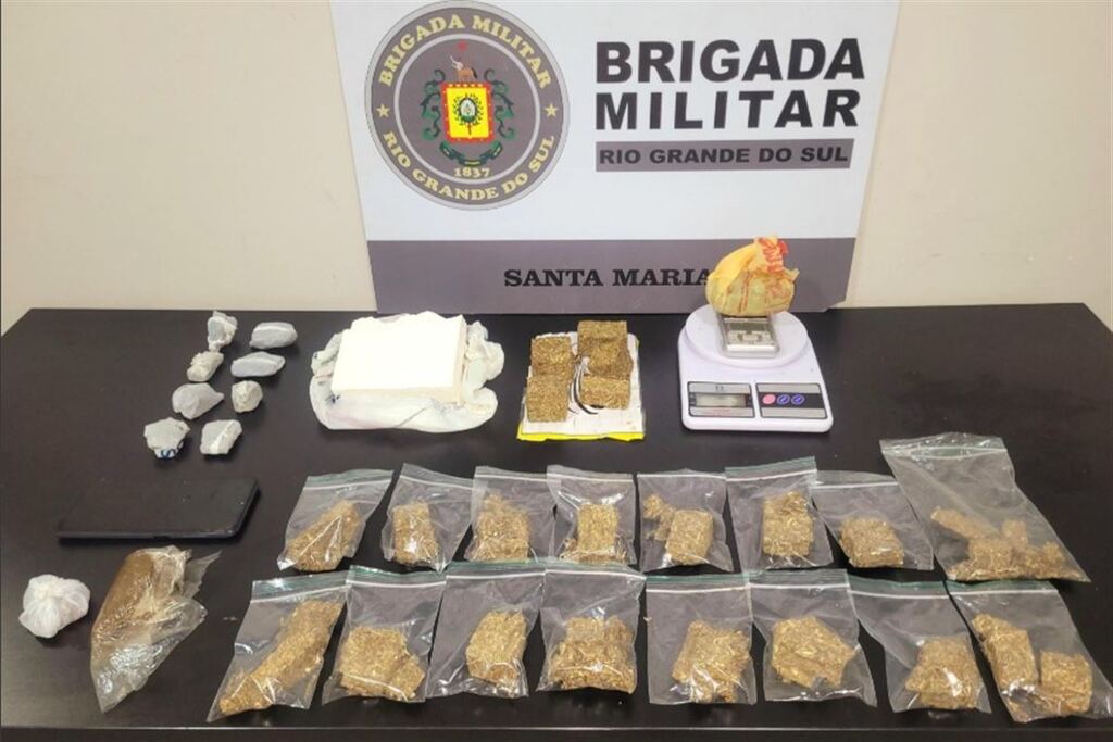 Homem é preso por tráfico de drogas em Santa Maria