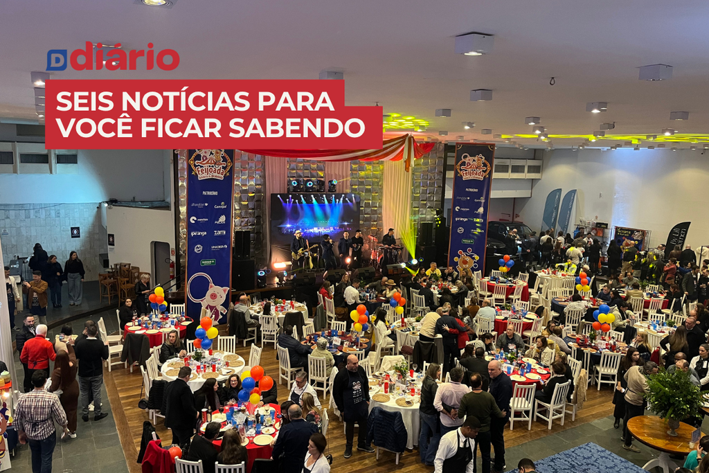 Solidariedade e gastronomia: Feijoada do Diário recebe grande público no Avenida Tênis Clube e outras 5 notícias