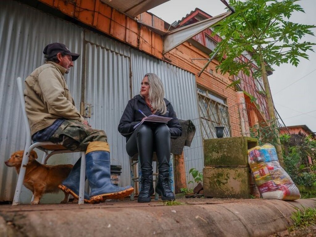 Cadastro de pessoas afetadas com as fortes chuvas ocorre até quarta-feira em cinco locais de Santa Maria