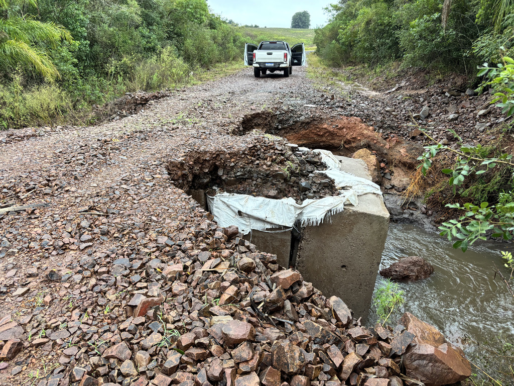 Após alagamentos em Jaguari, famílias retornam às suas casas e município segue com obras emergenciais