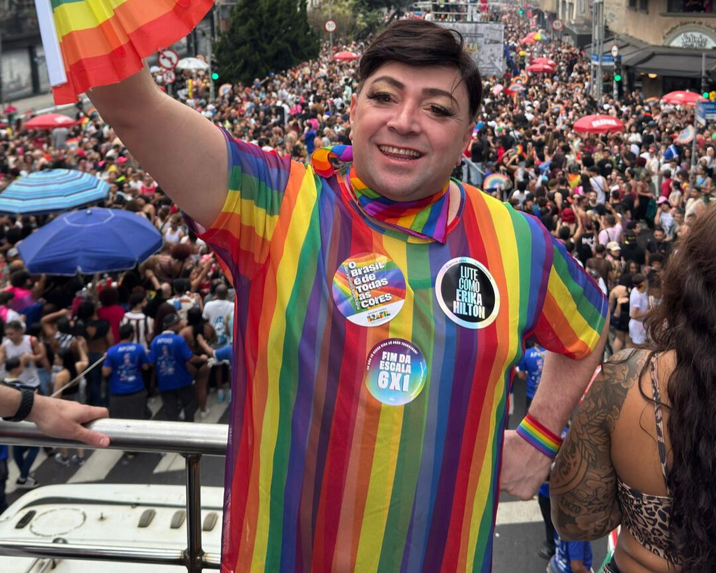 Vereador Rudys: na parada e na defesa da bandeira