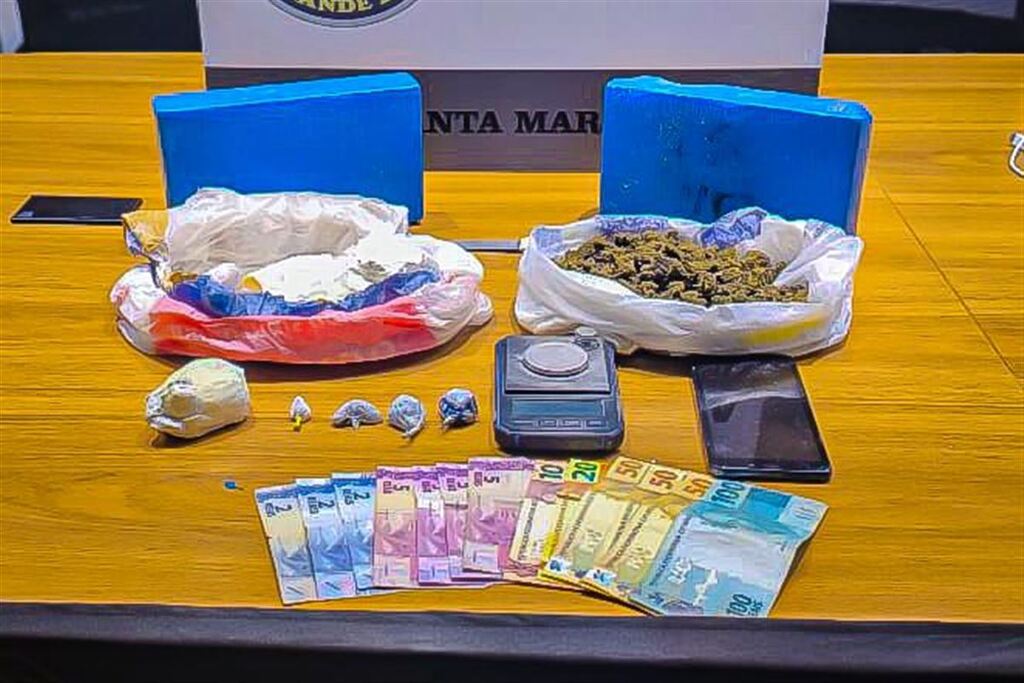 Homem é preso por tráfico de drogas no Bairro Boi Morto, em Santa Maria