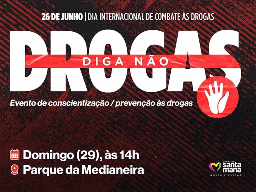 título imagem Combate às drogas: Parque da Medianeira receberá evento de prevenção e conscientização no domingo
