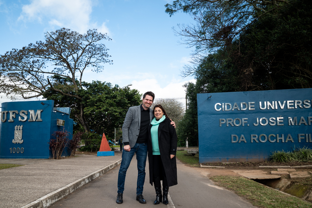 Infraestrutura, assistência estudantil e saúde mental: as prioridades da futura gestão de Martha Adaime e Tiago Marchesan na UFSM