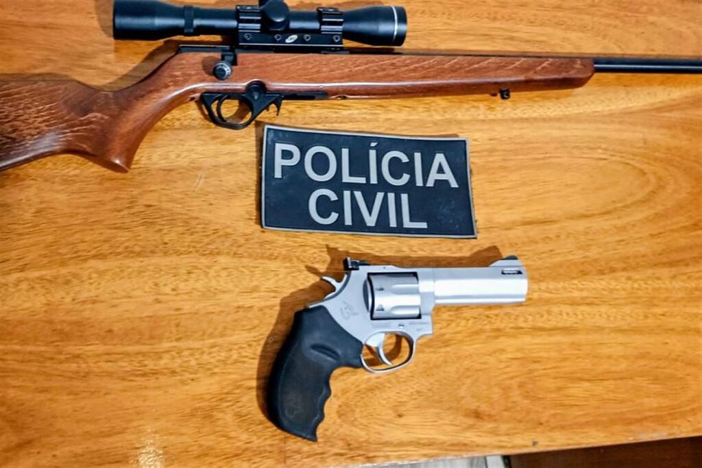 Polícia Civil apreende armas de fogo no interior de Restinga Sêca