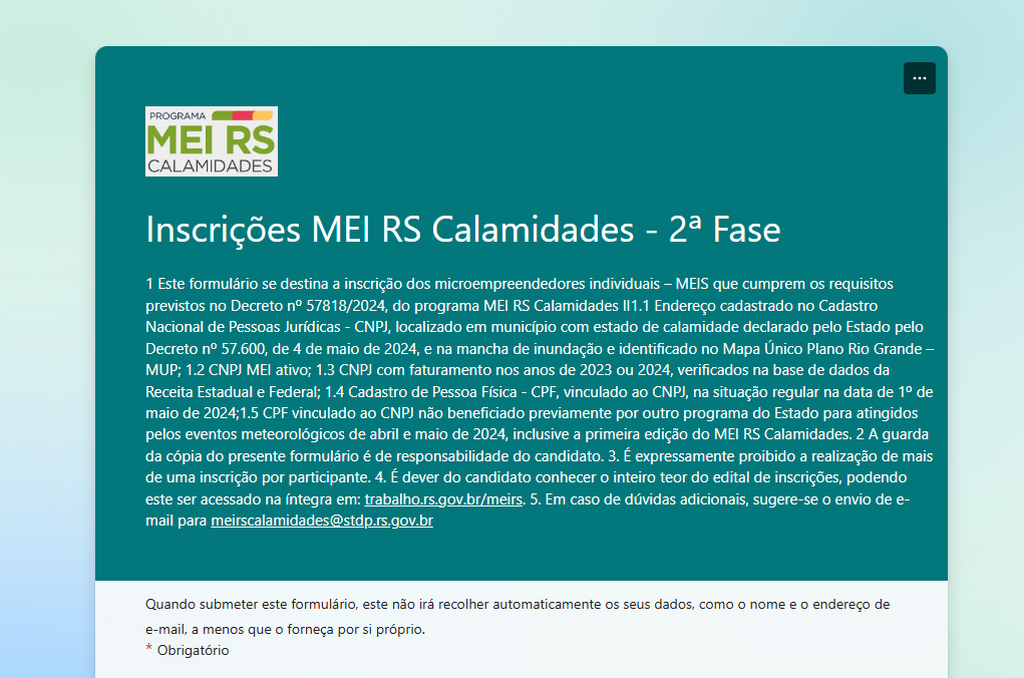 Programa do RS com inscrições prorrogadas pode auxiliar MEIs com até R$ 3 mil e capacitação