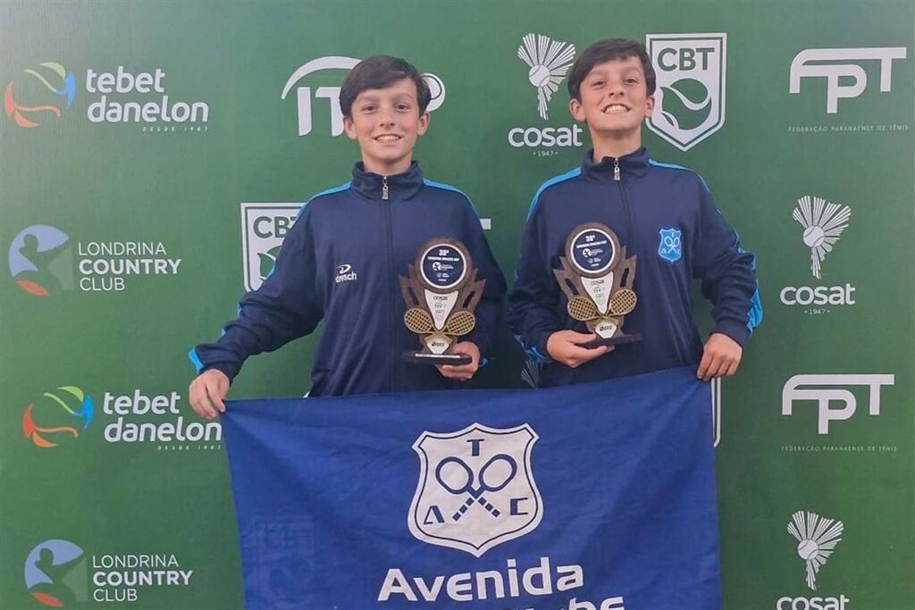 título imagem Gêmeos Passini conquistam título nas duplas no Londrina Juniors Cup