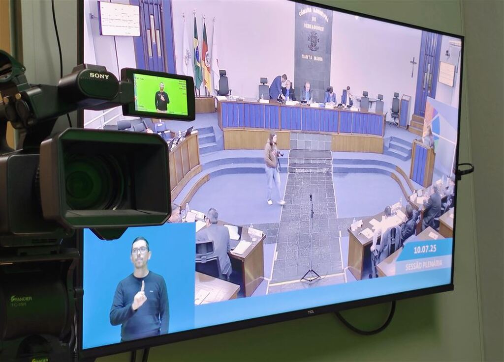 Acessibilidade na TV Câmara de Santa Maria