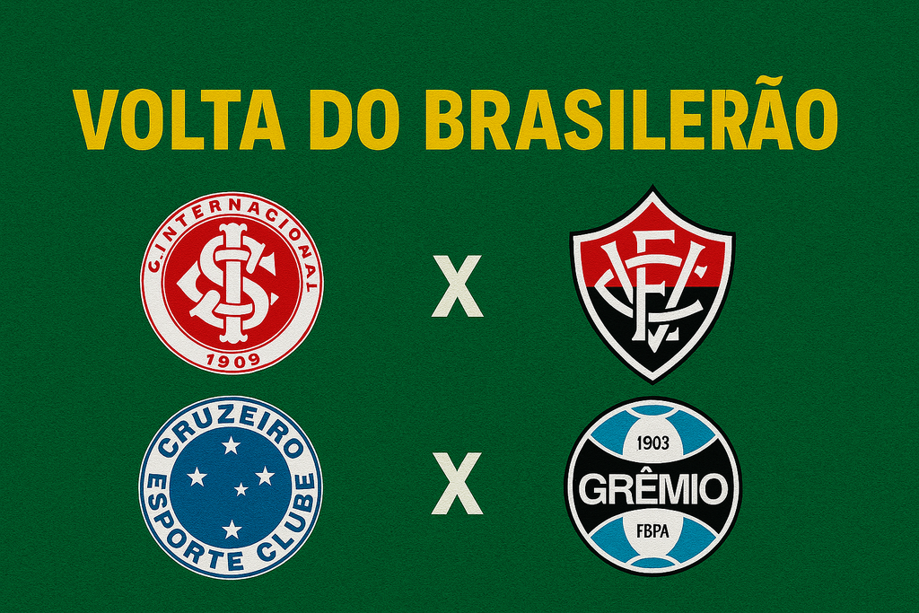 Brasileirão recomeça com Inter pressionado e Grêmio em busca de afirmação