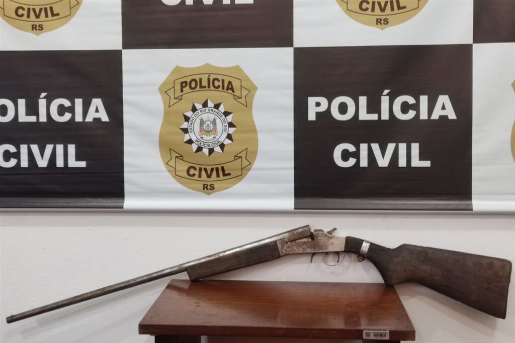 Jovem é preso suspeito de tentar matar homem com tiros de espingarda no interior de Nova Palma