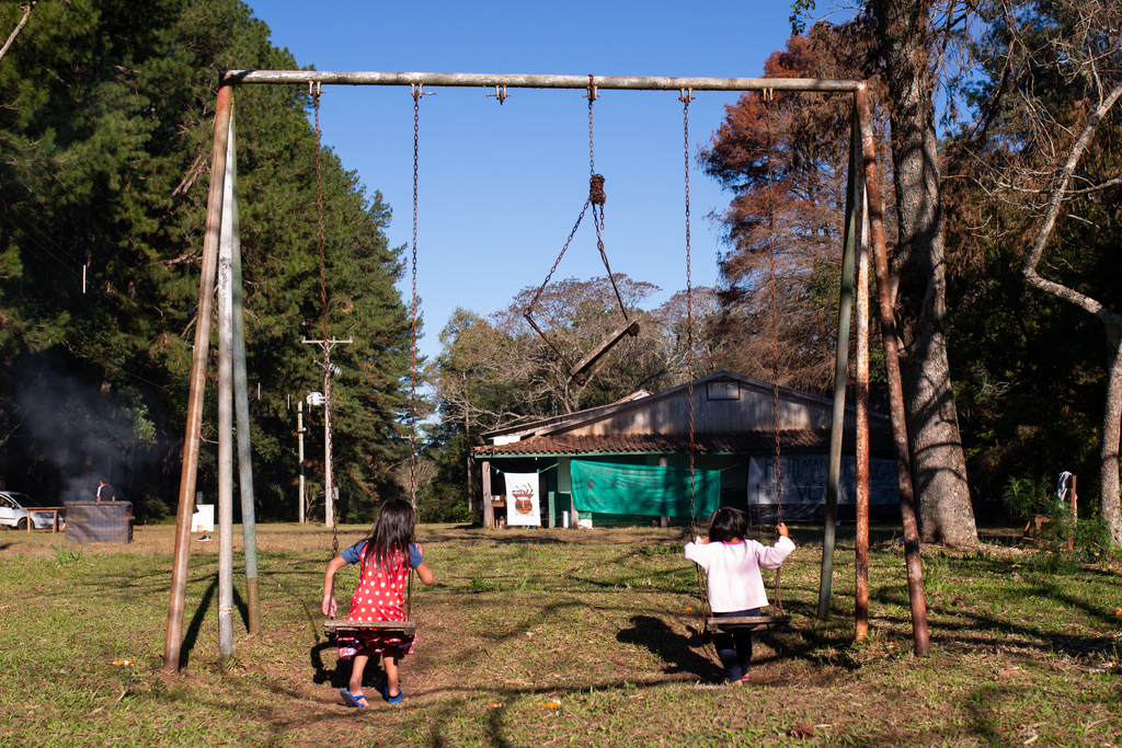 Grupo de indígenas segue na área da Fepagro em Santa Maria; ocupação completará uma semana nesta terça-feira