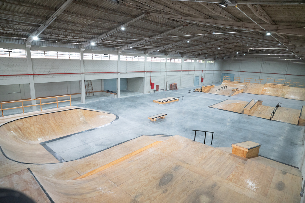 título imagem Santa Maria inaugura primeira pista pública e coberta de skate do Estado neste sábado, no CDM